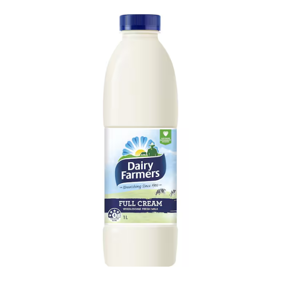 Dairy Farmers Full Cream Milk 1 L