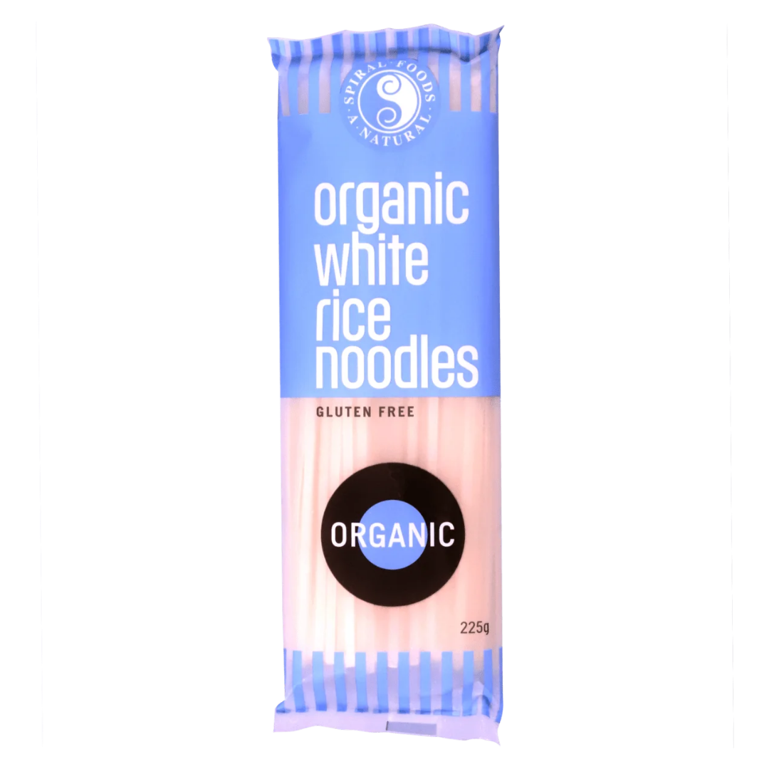 Spiral Organic White Rice Noodlesgf 225g