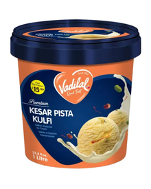 Vadilal Kesar Pista Kulfi 1 Lt