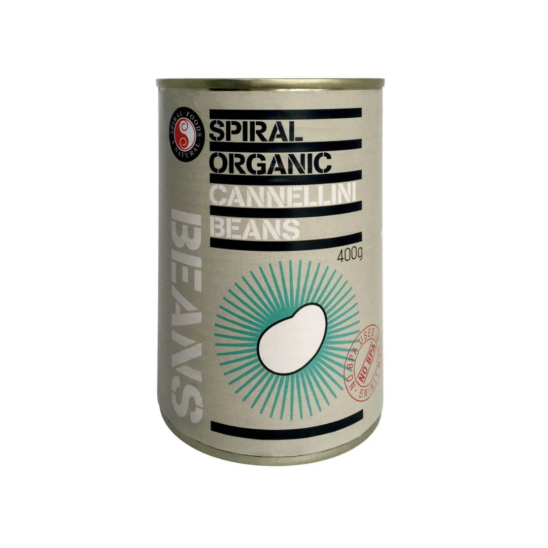 Spiral Cannellini Beans Can