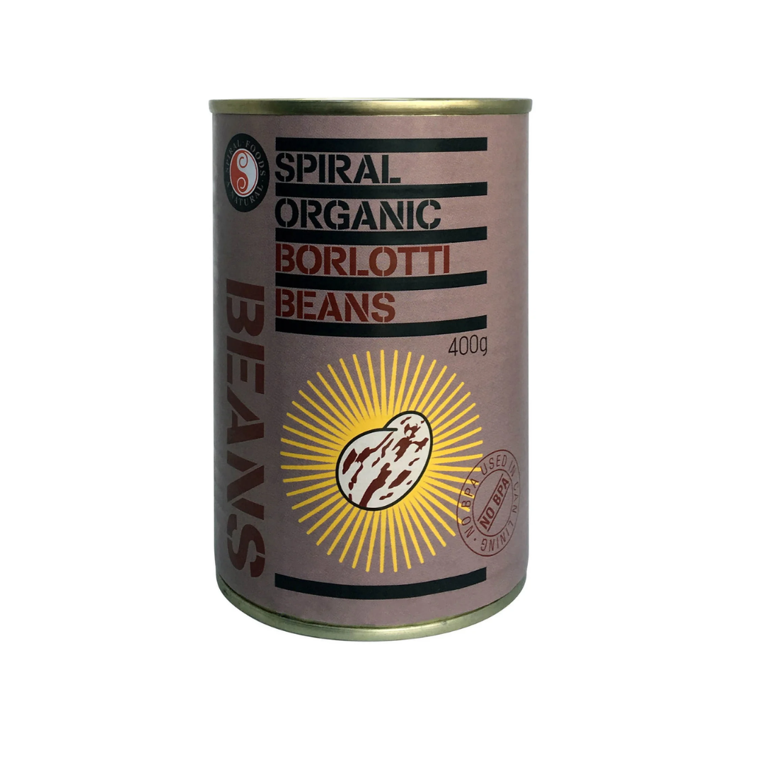 Spiral Organic Borlotti Beans