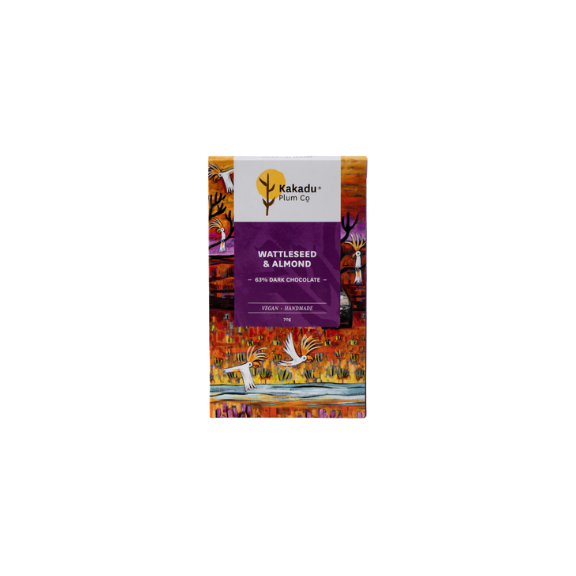 Kakadu Wattleseed & Almond 63% Dark Chocolate