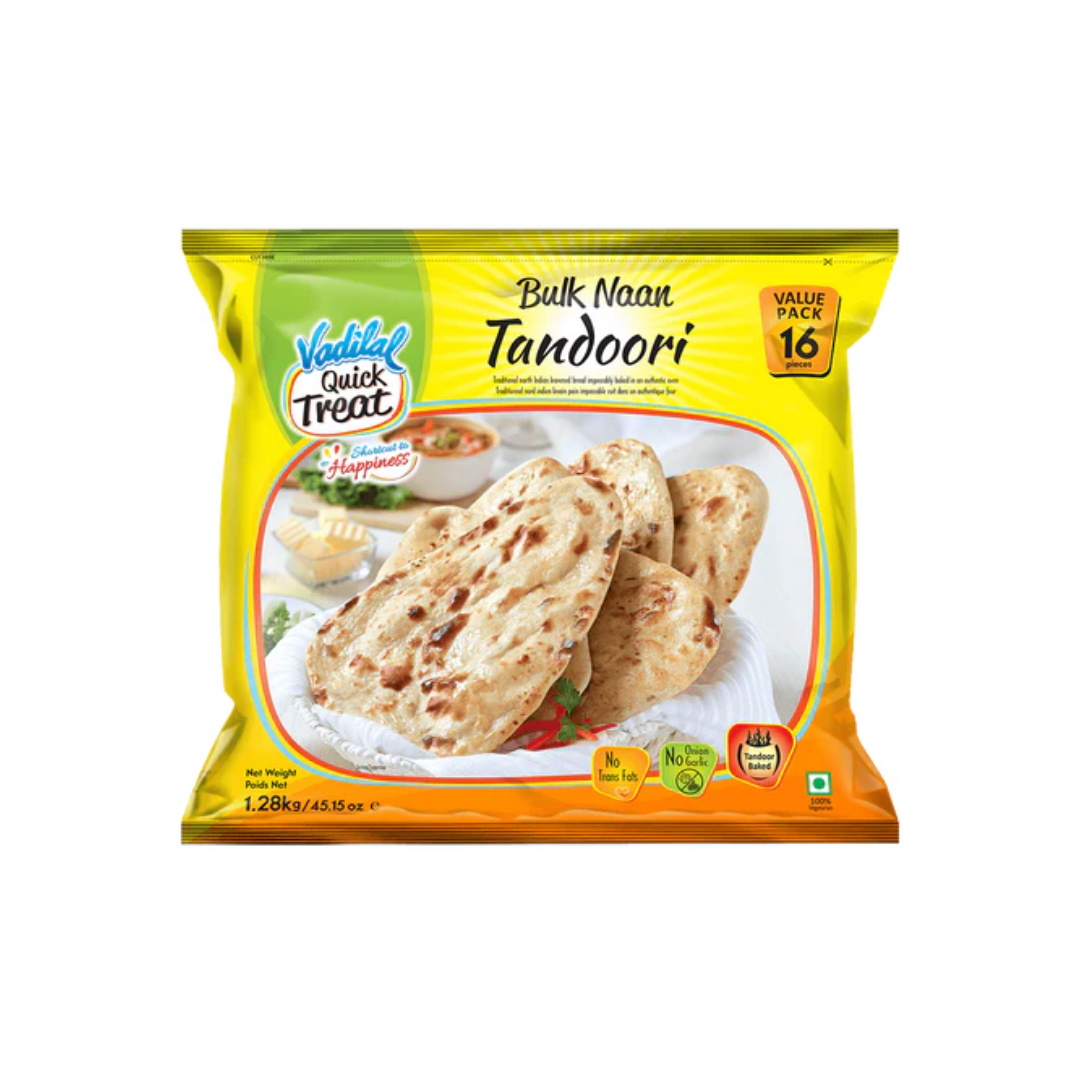 Vadilal Bulk Naan Tandoori 16Pcs